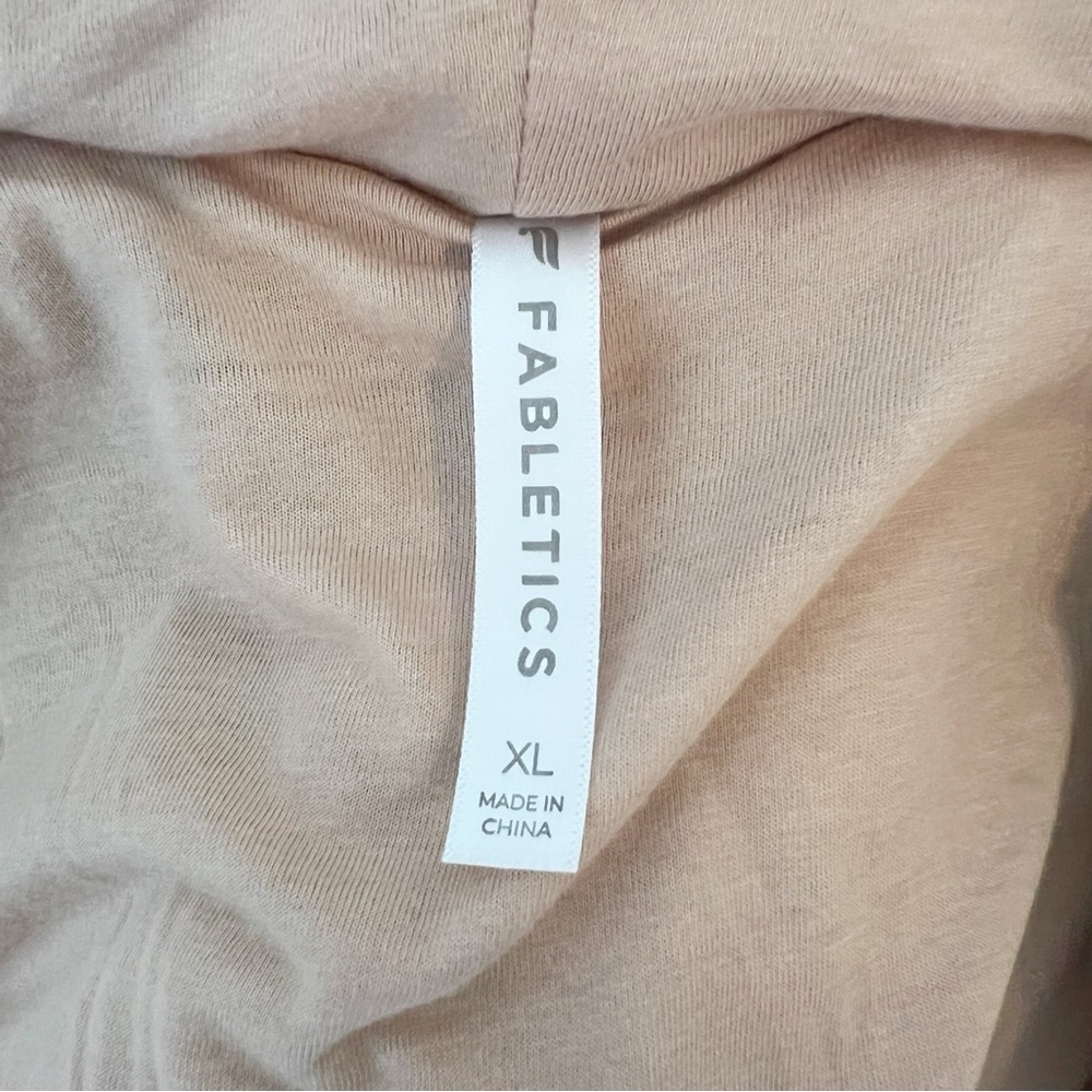 Fabletics Summit Sherpa Hooded Zip Up Teddy Jacket XL - Picture 8 of 9